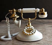 Image result for Retro Gold Telephone