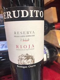 Image result for Olarra Rioja Erudito Reserva Especial