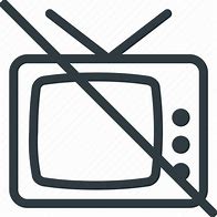 Image result for No TV Icon