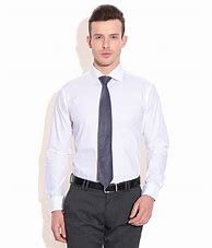 Image result for White Dress Shirt with Tie