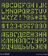 Image result for LED Font Sprite
