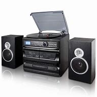 Image result for Bookshelf Stereos with CD and Cassette