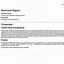 Image result for Business Report Example