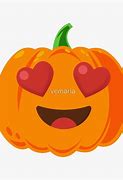 Image result for Heart Eyes. Emoji Pumpkin