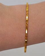 Image result for 18K Gold Karat Bracelet