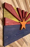 Image result for Arizona Wooden Flag