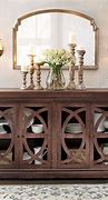 Image result for Mirror and Wood Sideboard