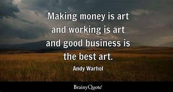 Image result for Business and Money Quotes