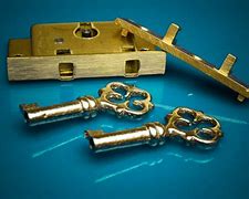 Image result for Antique Box Locks and Keys