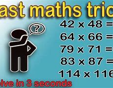 Image result for Tricks for Maths Calculation