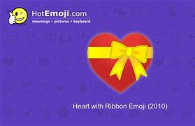 Image result for Heart with Ribbon Emoji Meanings Chart