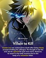 Image result for The Main Character Is the Villain