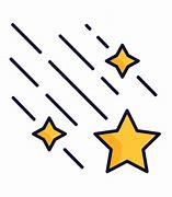 Image result for Shooting Star Curved No Background