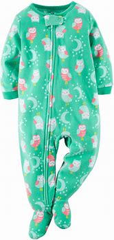 Image result for Girls Size Footed Pajamas
