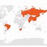Image result for World Map. Highlight Cities