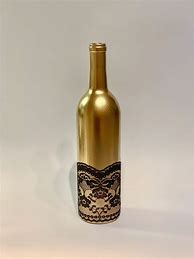 Image result for Gold Wine Bottle