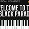 Image result for Welcome to Black Parade Full Sheet