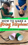 Image result for String Phone with Cups