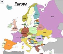 Image result for Map Showing Europe