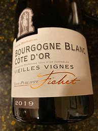 Image result for Jean Philippe Fichet Bourgogne Cote d'Or Blanc Vieilles Vignes