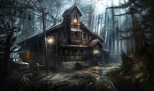 Image result for Spooky Haunted House Wallpaper