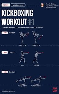Image result for Kickboxing Workout Routine