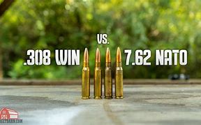 Image result for 308 vs 7.62 Ammo