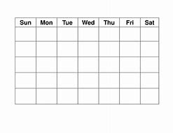 Image result for Blank Weekly Calendar