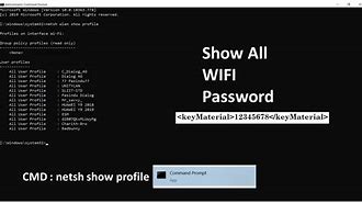Image result for How to Find Wifi Password Using Cmd