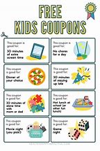 Image result for Free Printable Chore Coupons