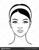 Image result for Black and White Female Face Portraits