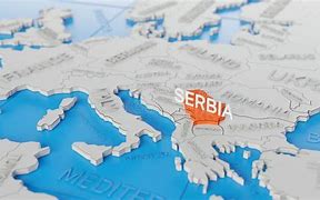 Image result for World Map with Serbia Highlighted
