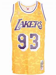 Image result for Bathing Ape Lakers Shirt