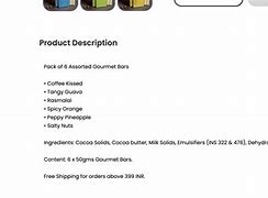 Image result for Product Description Page Example