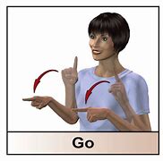 Image result for Go Sign Language