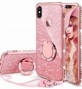 Image result for iPhone X Case Glitter Gold