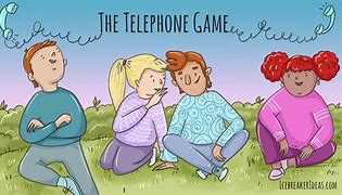 Image result for Telephone Game Kids