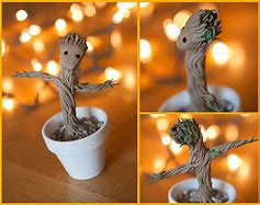 Image result for Baby Groot Clay
