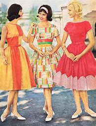Image result for France 1960 Women Dress