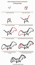 Image result for Bat with Long Tail Drawing