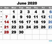 Image result for Printable June Calendar 202 PDF