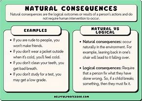 Image result for Natrual Consequences Be Like Meme