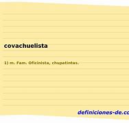 Image result for covachuelista