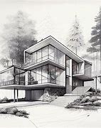 Image result for Realistic House Drawing