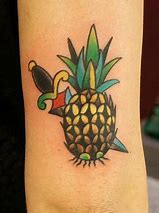 Image result for Pineapple with Knife Tattoo