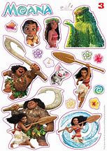 Image result for Moana Stickers Free