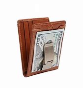 Image result for Leather Holder for Malcolm DeMille Money Clip Wallet