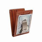 Image result for Leather Card Holder with Clip