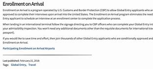 Image result for Global Entry Cost