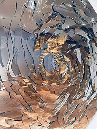 Image result for broken glass art